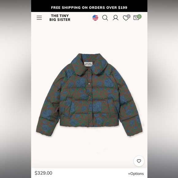 The Tiny Big Sister Jackets & Blazers - Tiny Big Sister Roses Jacket - size 10 (Euro 38)